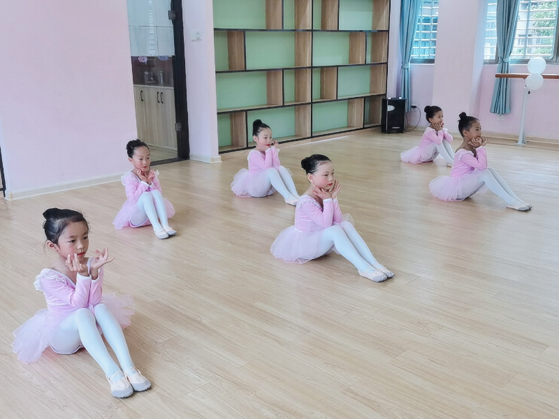幼兒園寶寶舞蹈排練-郴州市蘇仙區金鹿角幼兒園師生風采